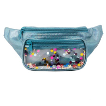 Fasion Holographic Pvc Bag Transparent Crossbody Women Waist Bag For Girls